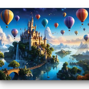 Tableau Paradis des Montgolfières