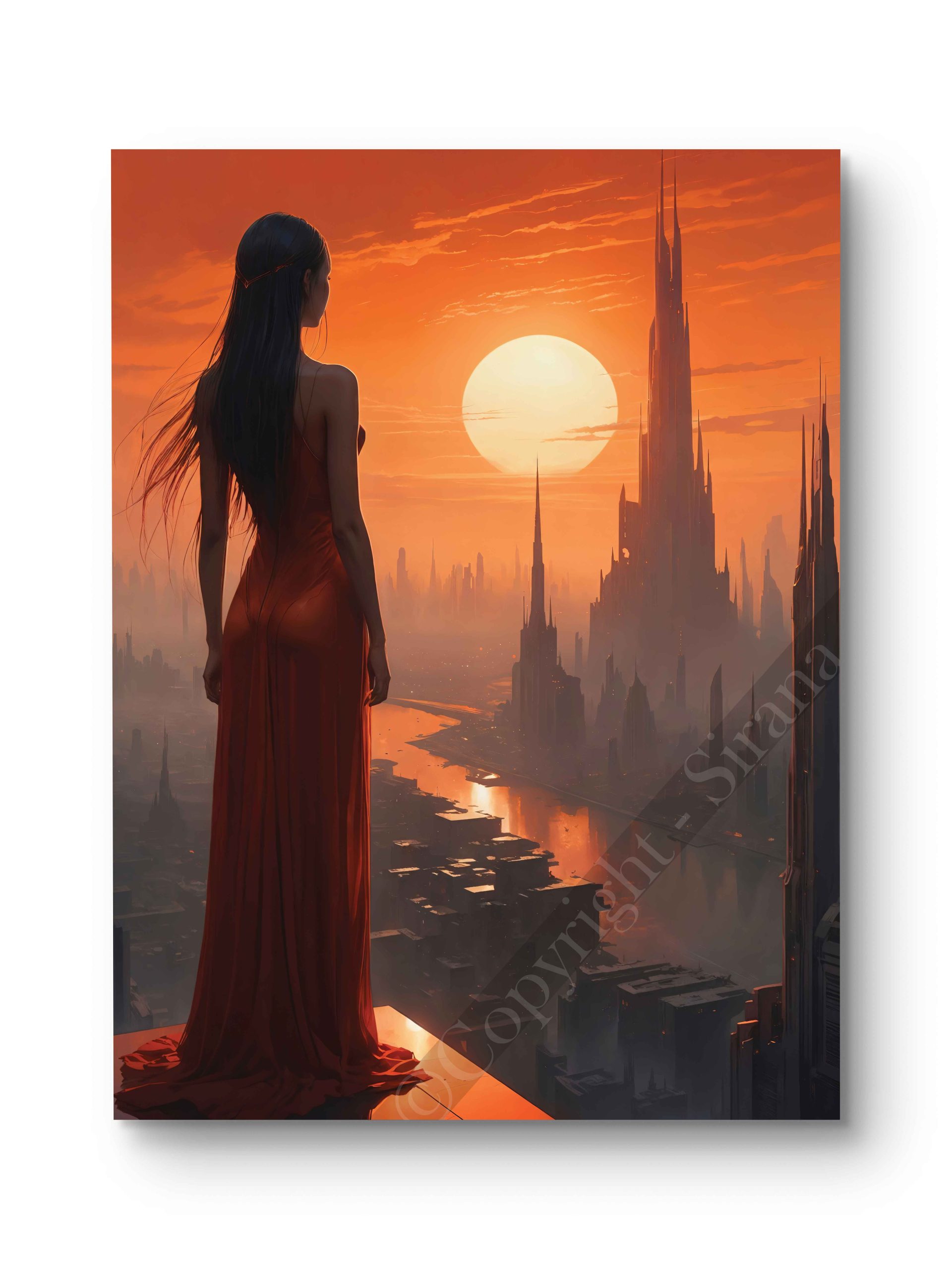Tableau Solitude au Crépuscule