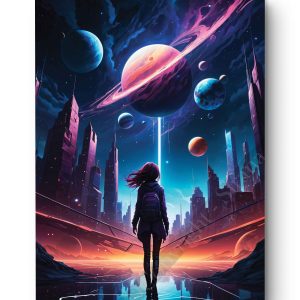Tableau Voyageuse des Étoiles