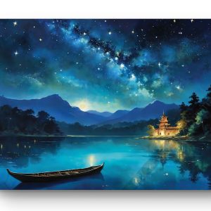 Tableau Rivage Nocturne