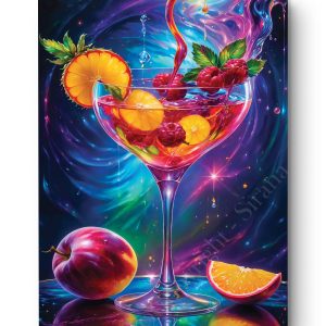 Tableau Cocktail Arc-en-Ciel