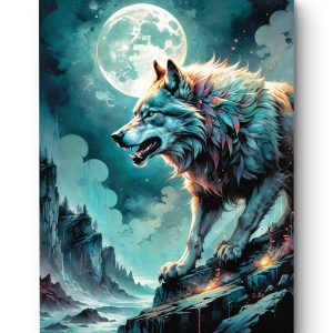 Tableau Loup enragé