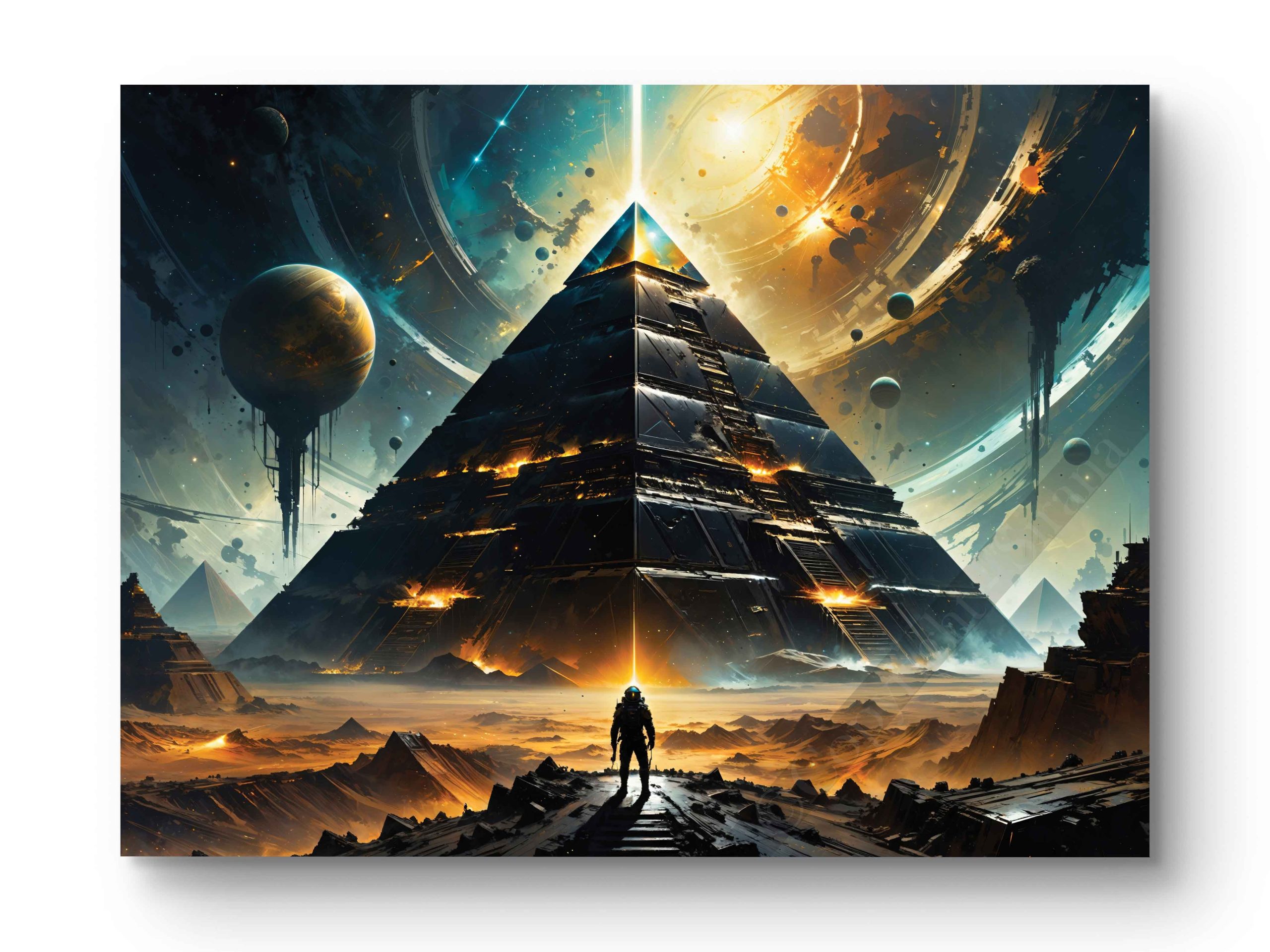 Tableau Pyramides Cosmiques