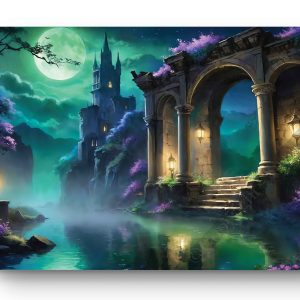 Tableau Temple Lunaire