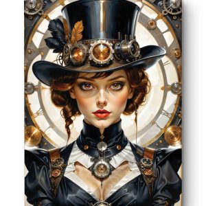 Tableau Dame du Temps