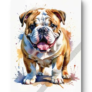 Tableau Bulldog Anglais