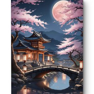 Tableau Sérénité au Clair de Lune