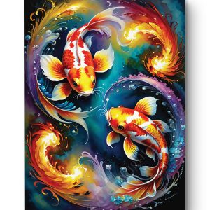 Tableau Symphonie des Koi