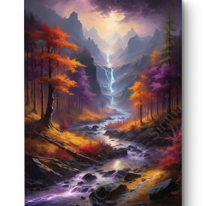 Tableau Rivière mystique