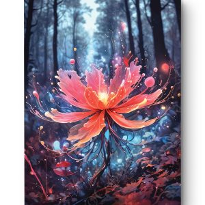 Tableau Fleur Éthérée