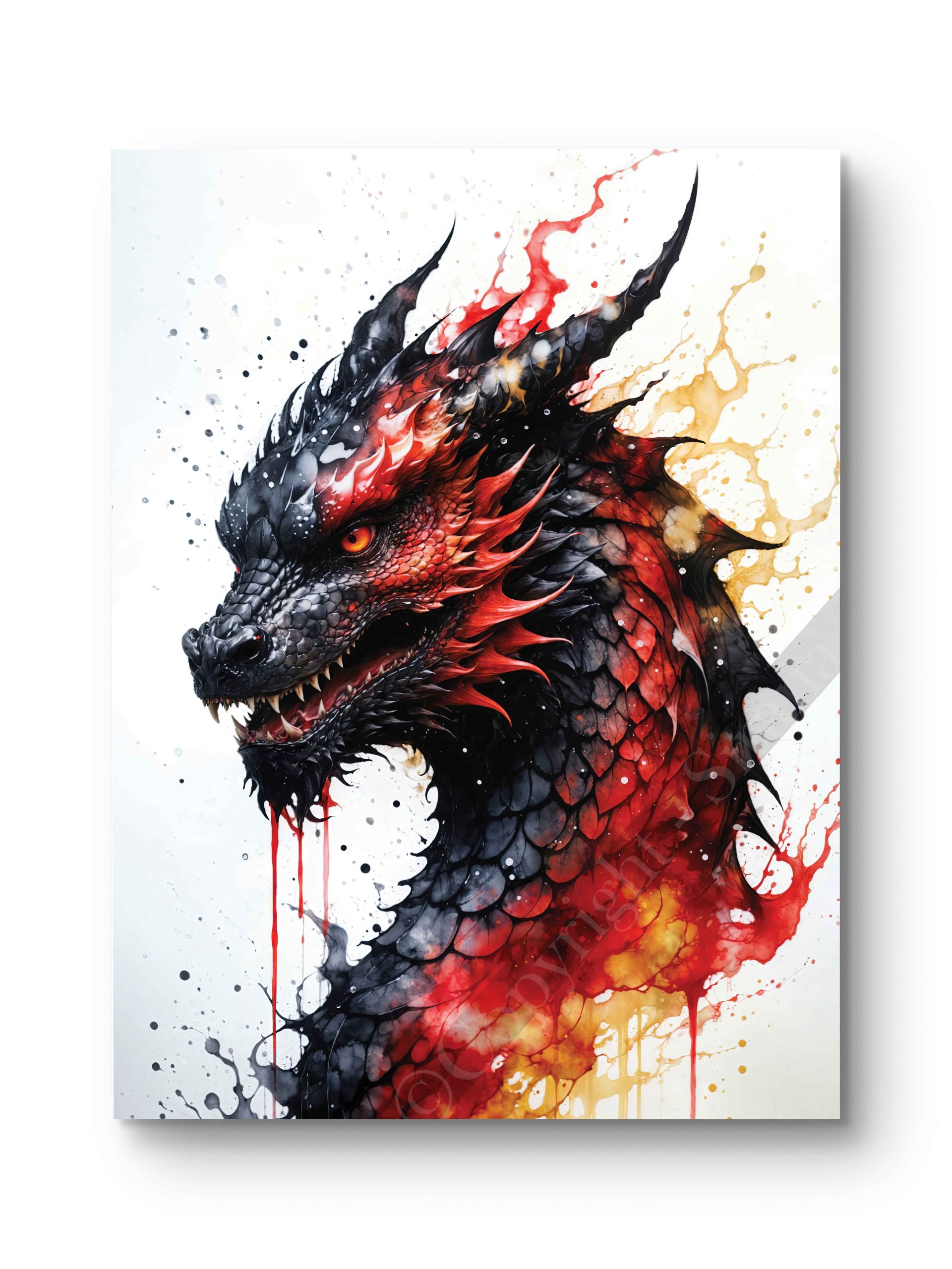 Tableau Dragon de Feu