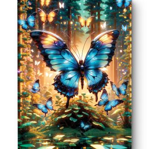 Tableau Papillons de lumière