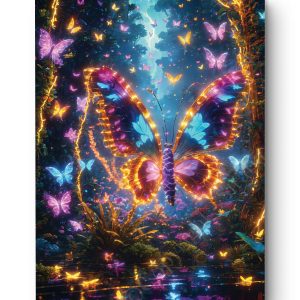 Tableau Papillons de lumière