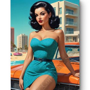 Tableau Pin Up – Marylin