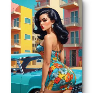 Tableau Pin Up – Gloria