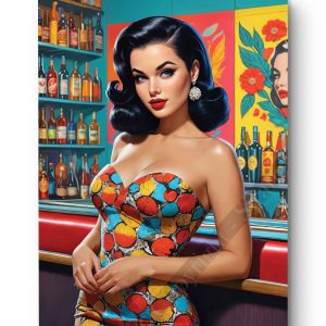 Tableau Pin Up – Kitty