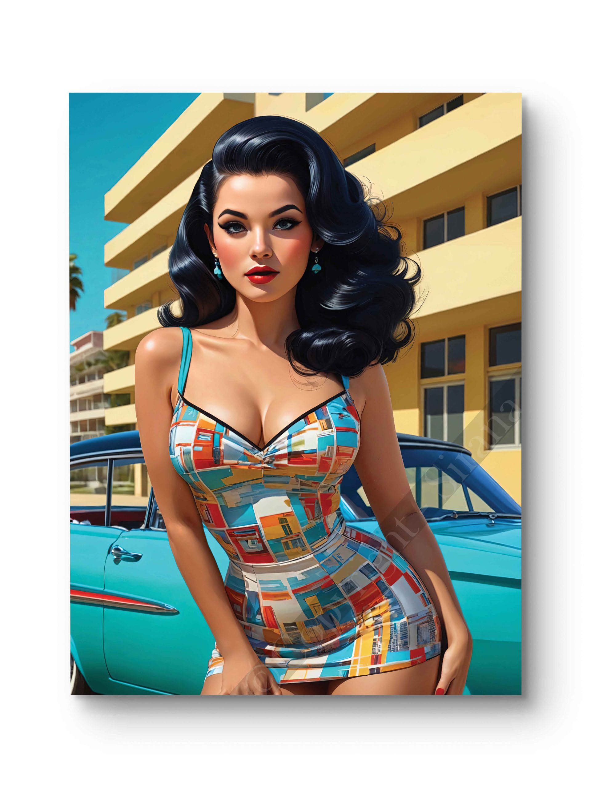 Tableau Pin Up - Judith