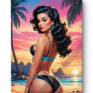 Tableau Pin Up – Linda
