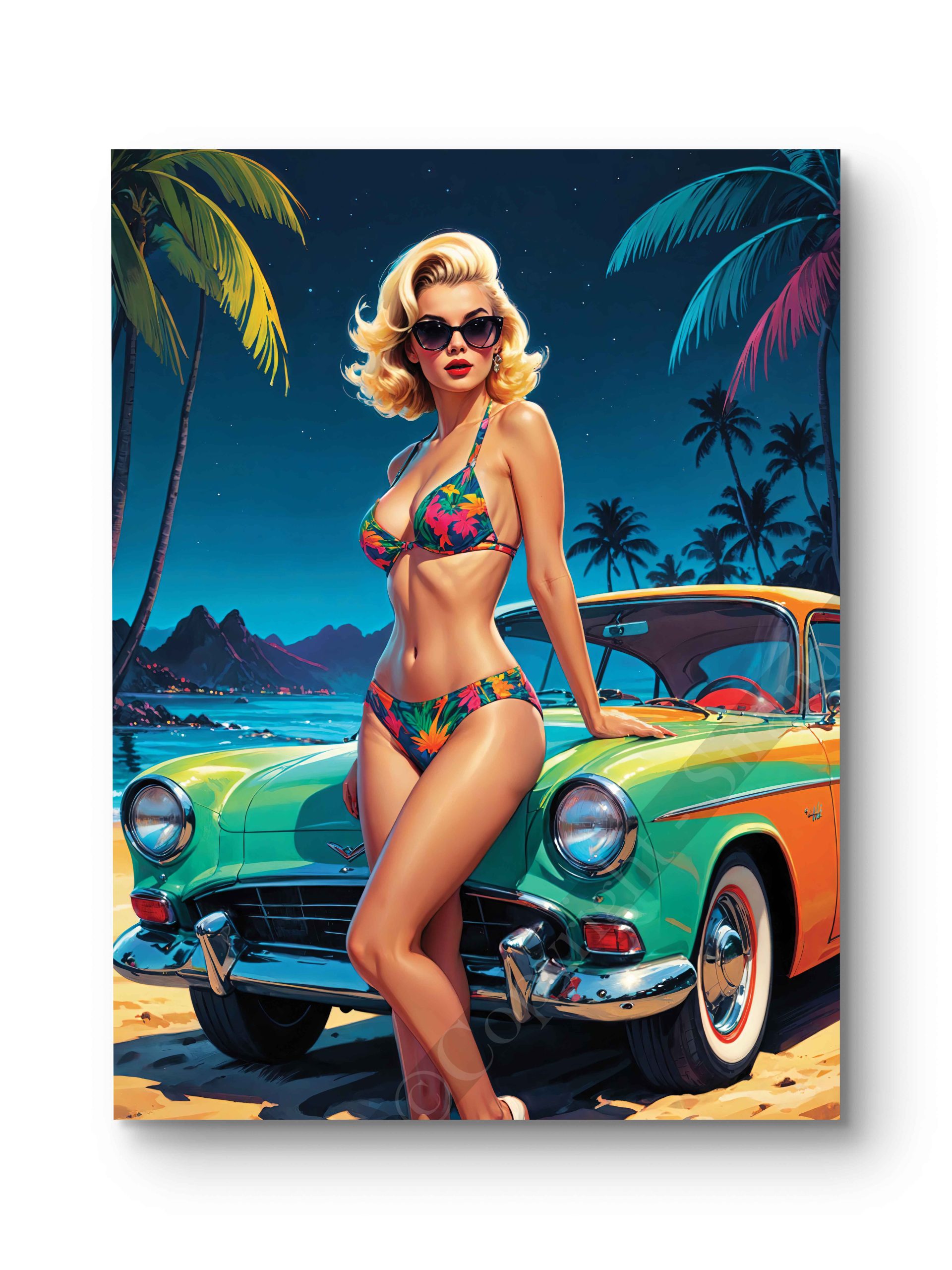 Tableau Pin Up - Sandy