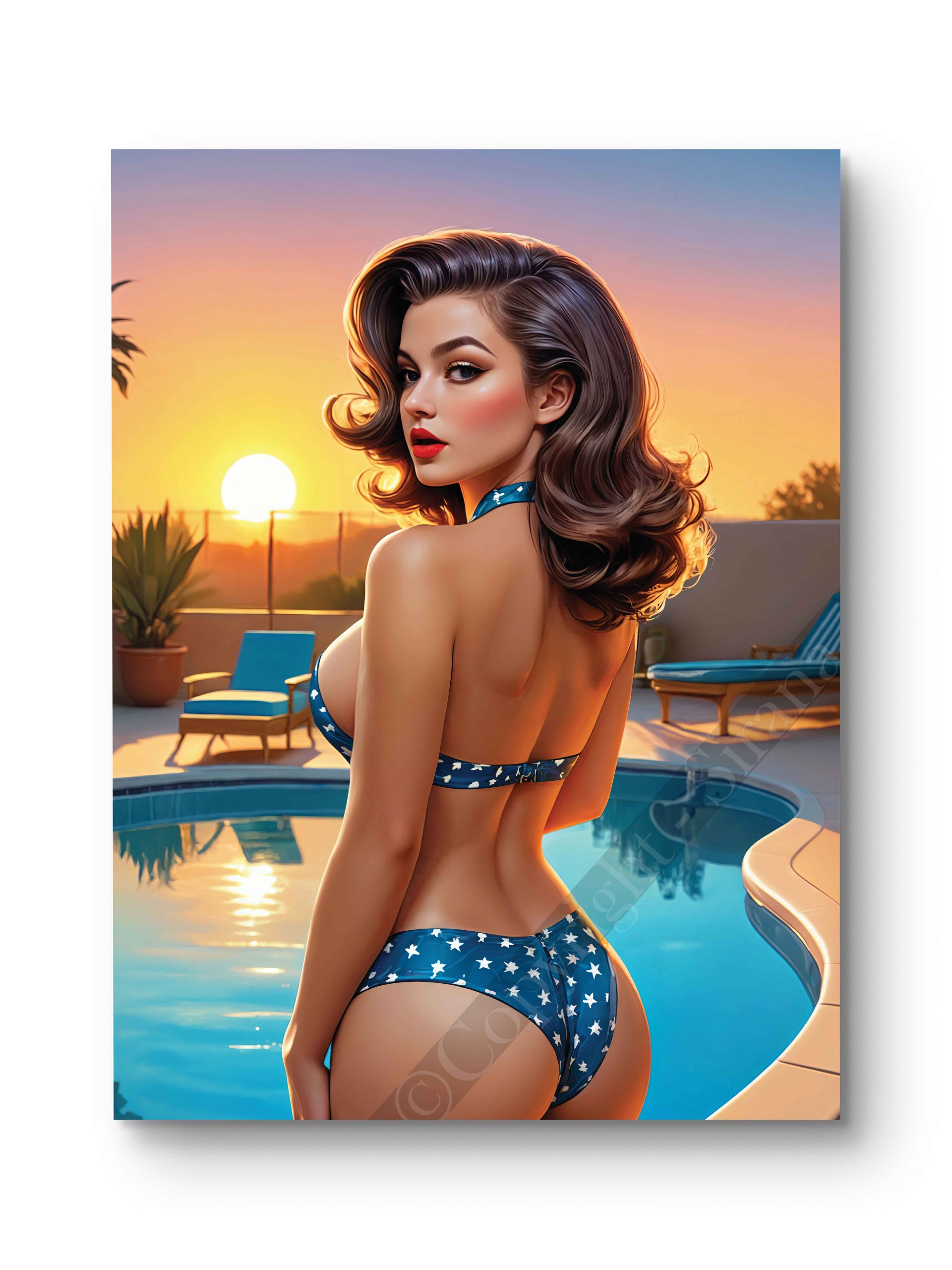 Tableau Pin Up - Sherry