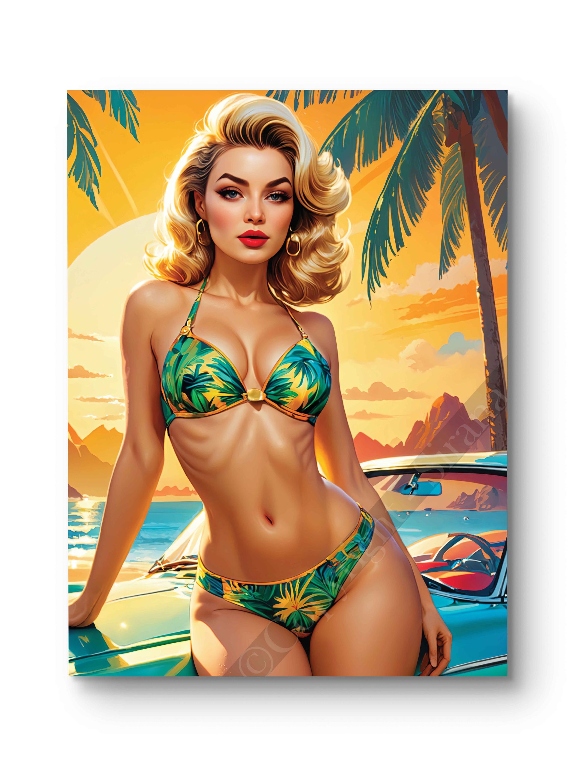 Tableau Pin Up - Vicky