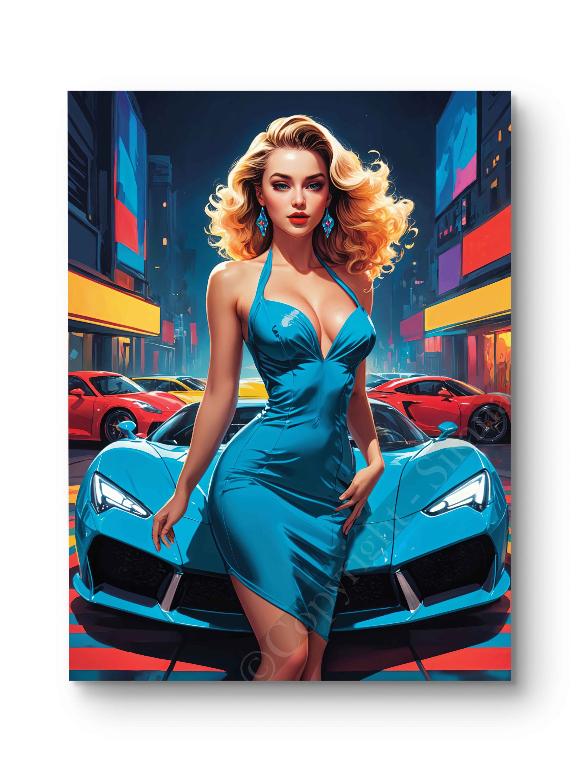 Tableau Pin Up - Denise