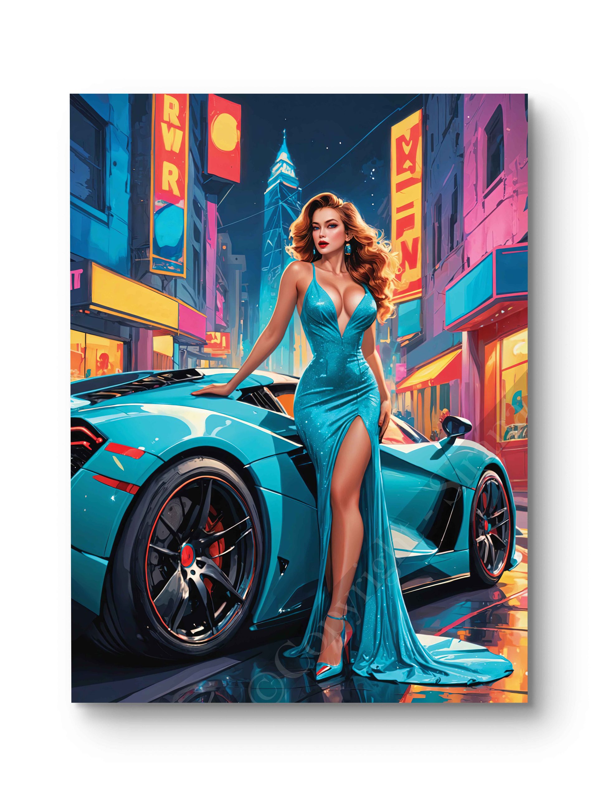Tableau Pin Up - Carla