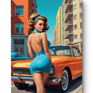 Tableau Pin Up - Mae