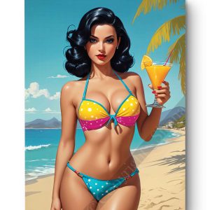 Tableau Pin Up - Judy