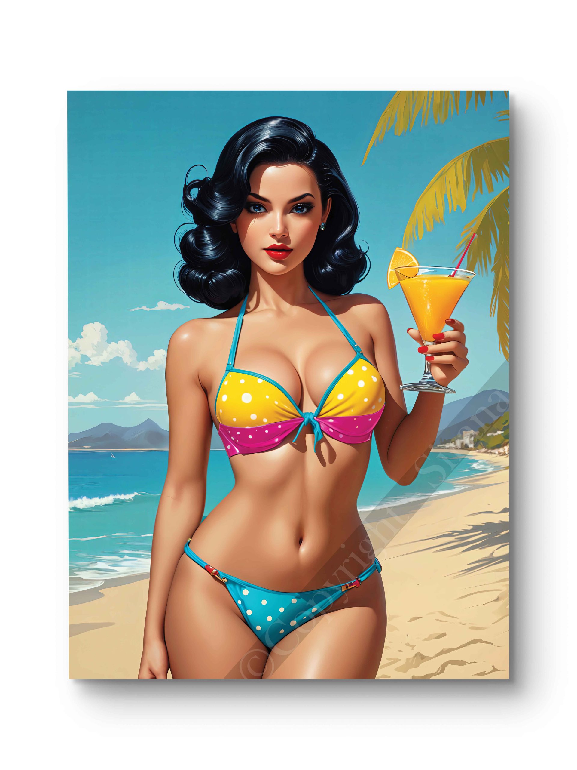 Tableau Pin Up - Judy