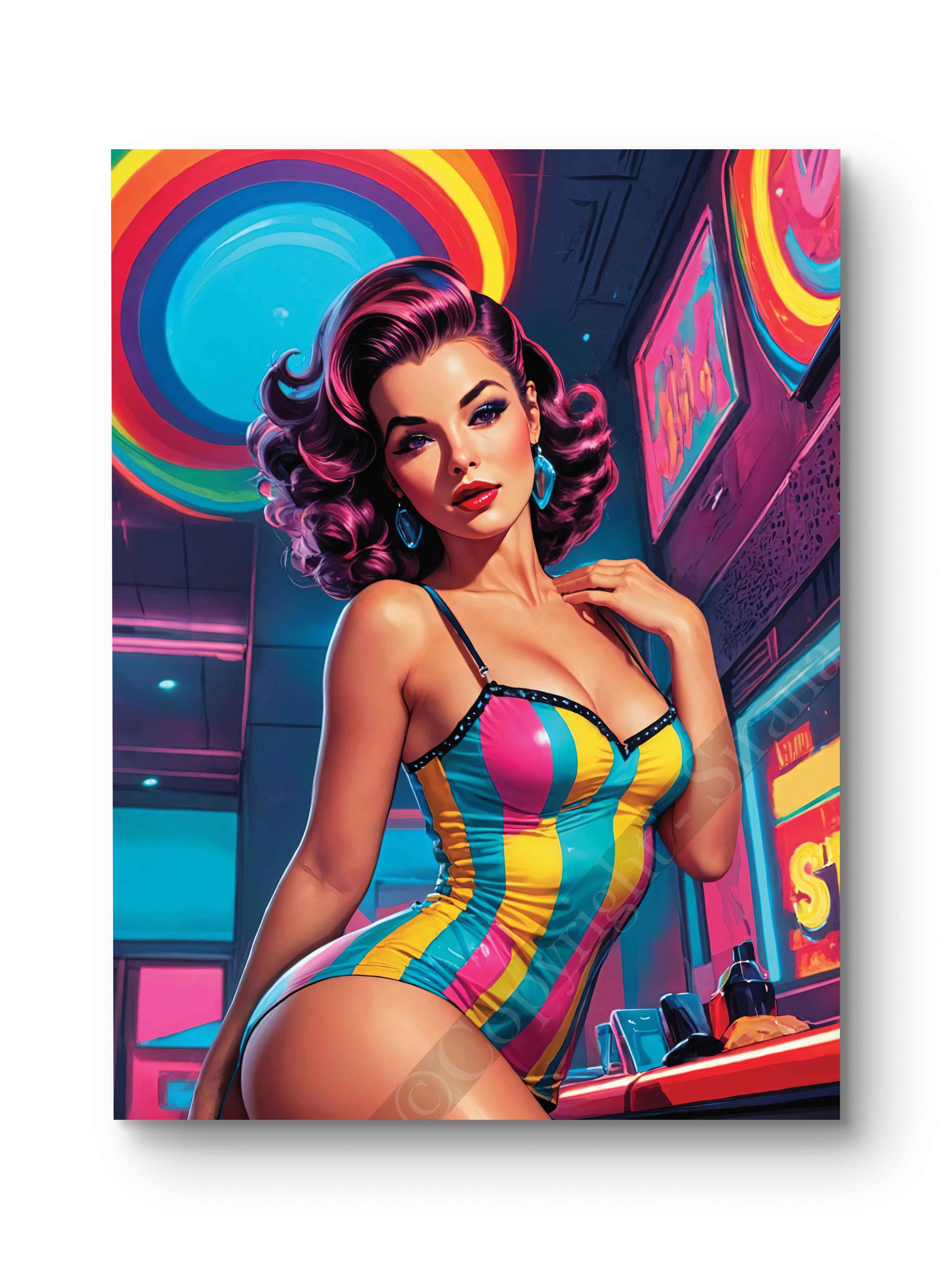 Tableau Pin Up - Ava
