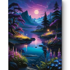 Tableau Rivière pourpre