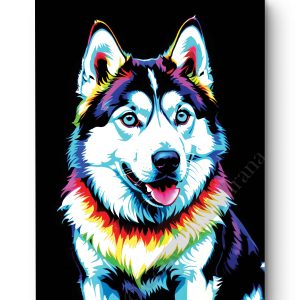 Tableau Husky Sibérien