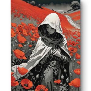Tableau Rêverie en Rouge