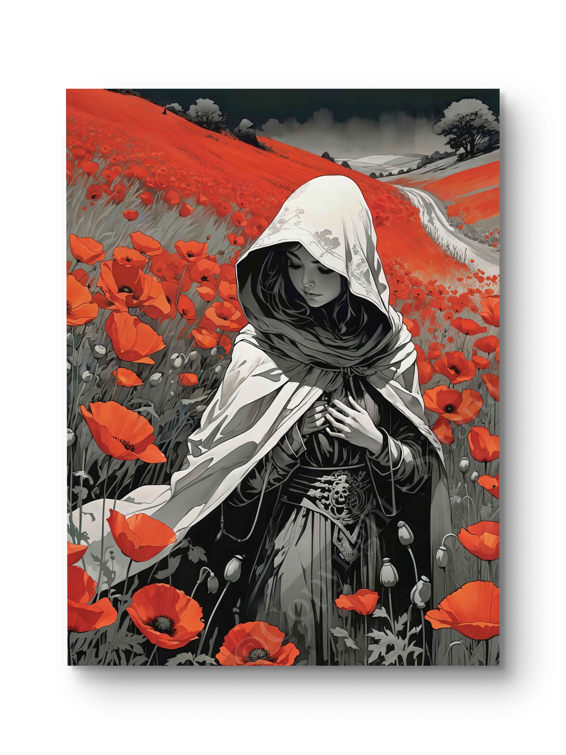 Tableau Rêverie en Rouge