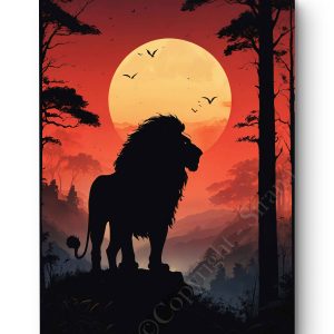 Tableau Lion