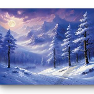 Tableau Montagnes de Neige Éternelle