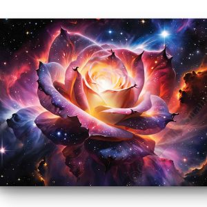 Tableau Rose Stellaire