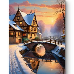 Tableau Charme des Hivers Passés