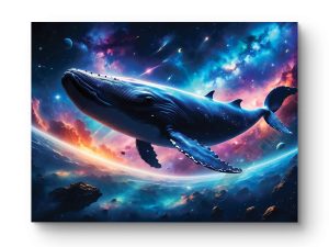 Tableau Baleine des étoiles