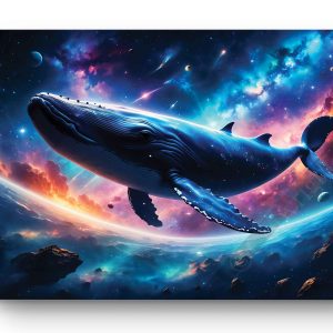 Tableau Baleine des étoiles